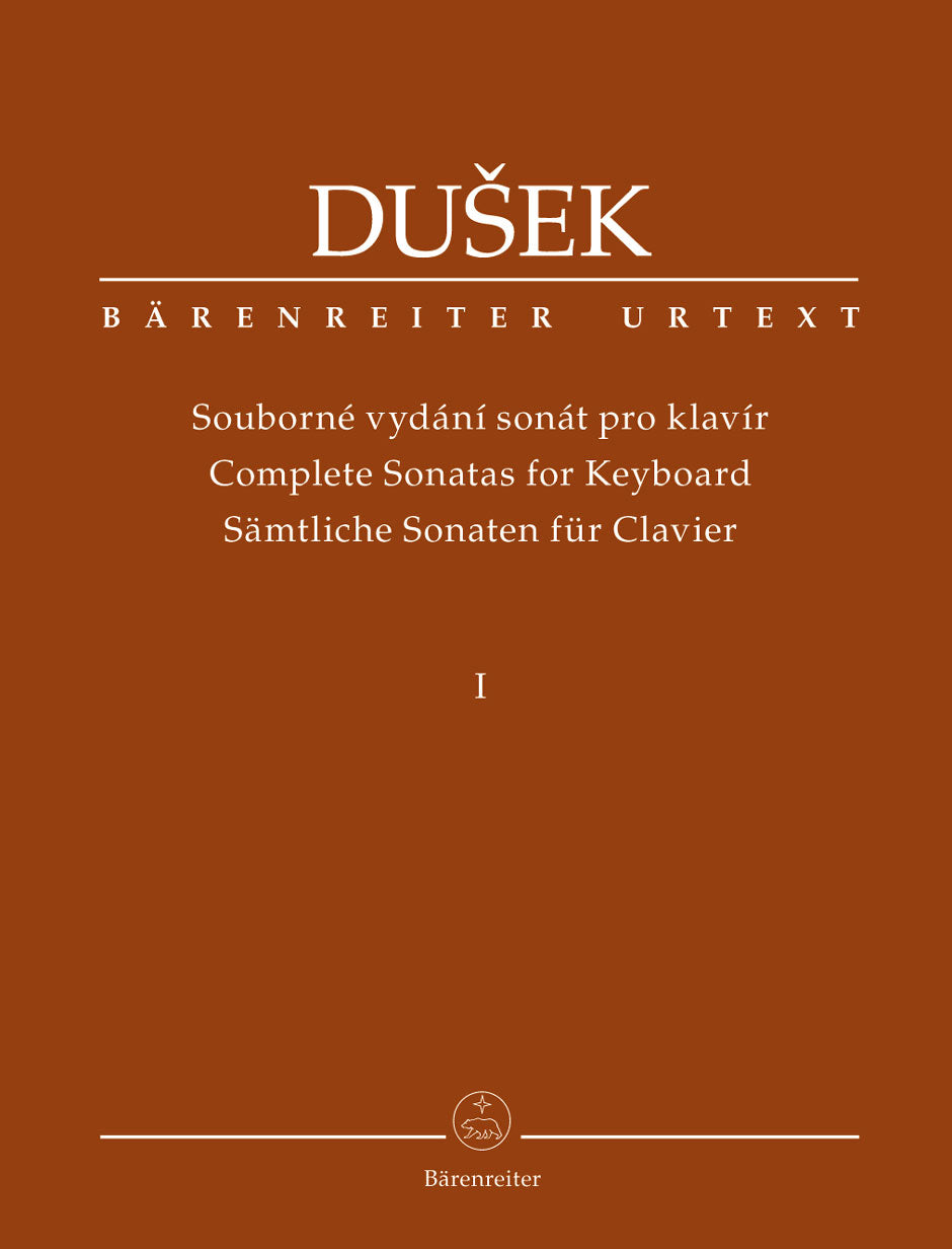 Dusek : Complete Sonatas for Keyboard - Vol 1