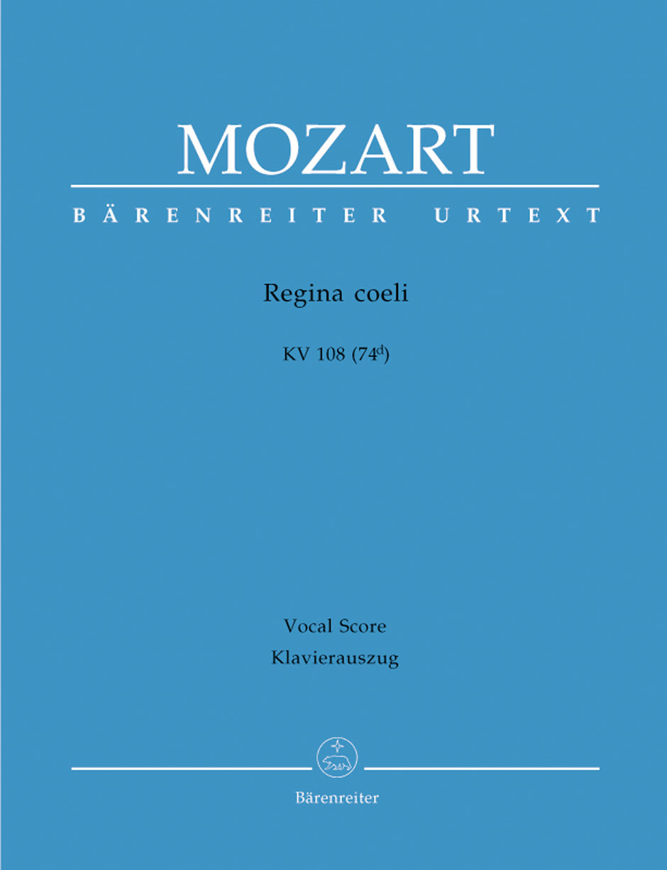 Mozart: Regina Coeli C K108 - Vocal Score