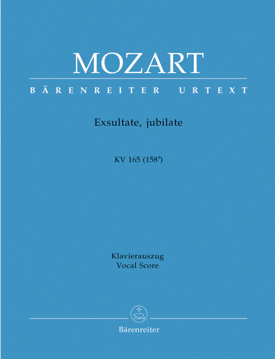 Mozart: Exultate Jubilate K165 - Vocal Score
