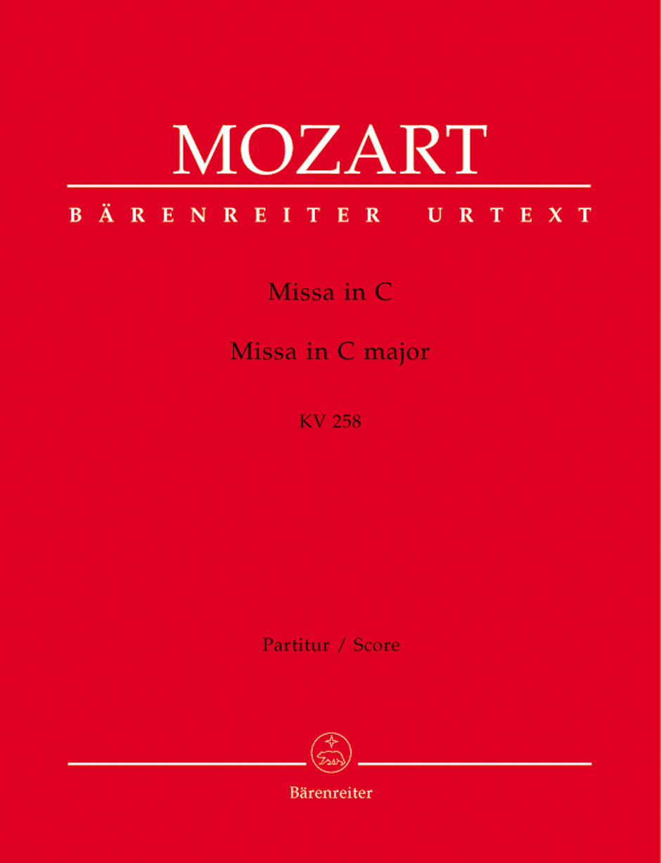 Mozart: Mass in C Kv258 - Full Score