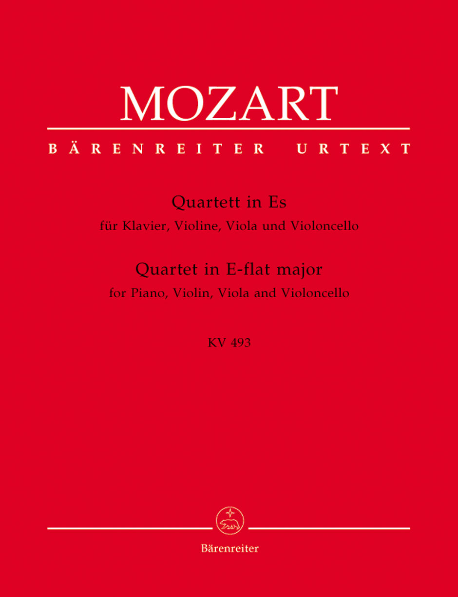 Mozart: Piano Quartet E Flat K493