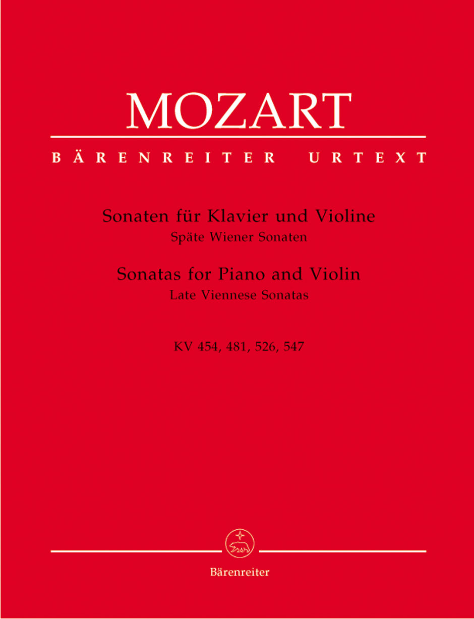 Mozart: Late Viennese Sonatas for Violin & Piano