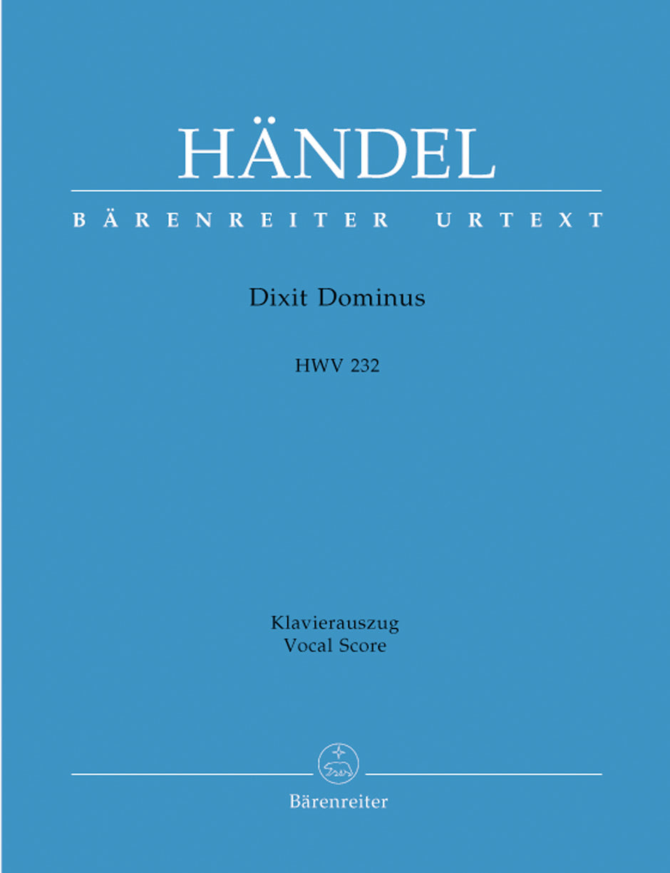Handel: Dixit Dominus HWV 232 - Vocal Score