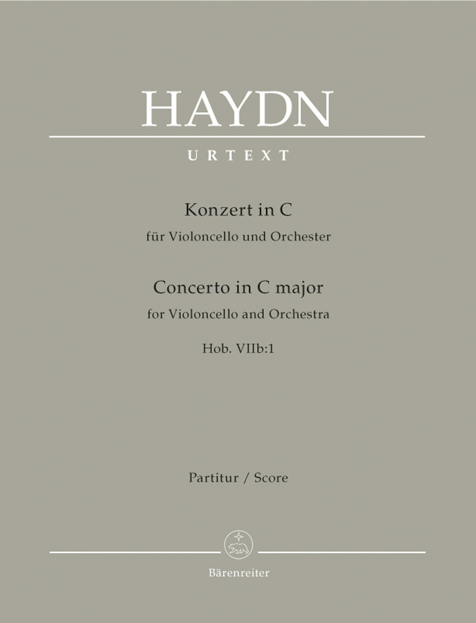 Haydn: Cello Concerto No 1 in C (Hob VIIB:1) - Full Score