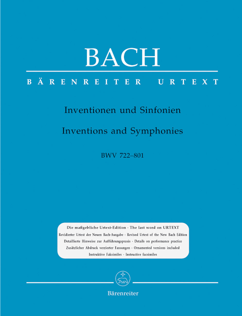 Bach: Inventions & Symphonies for Piano Solo