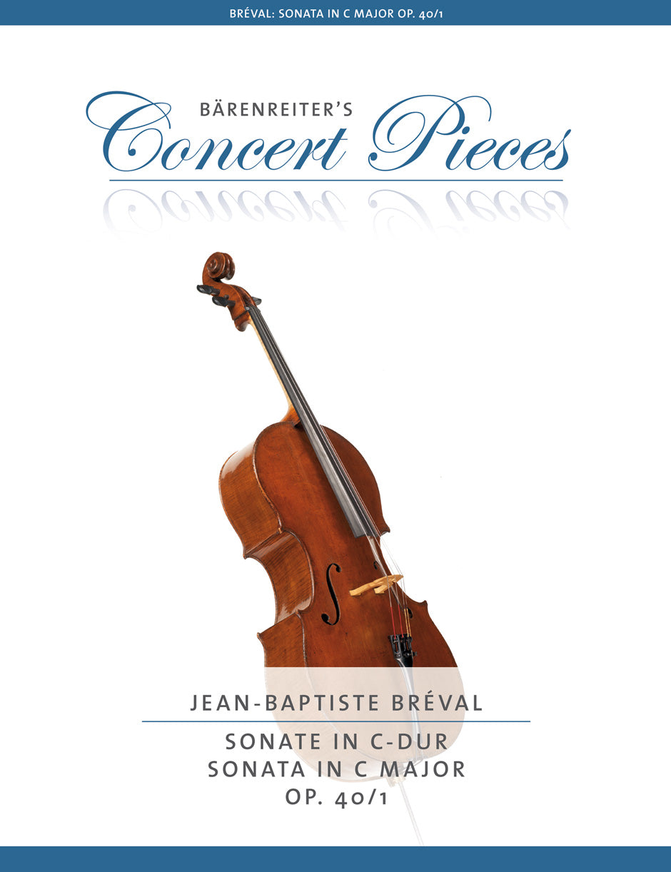 Breval : Sonata in C Major Op 40 No 1 for Cello & Piano