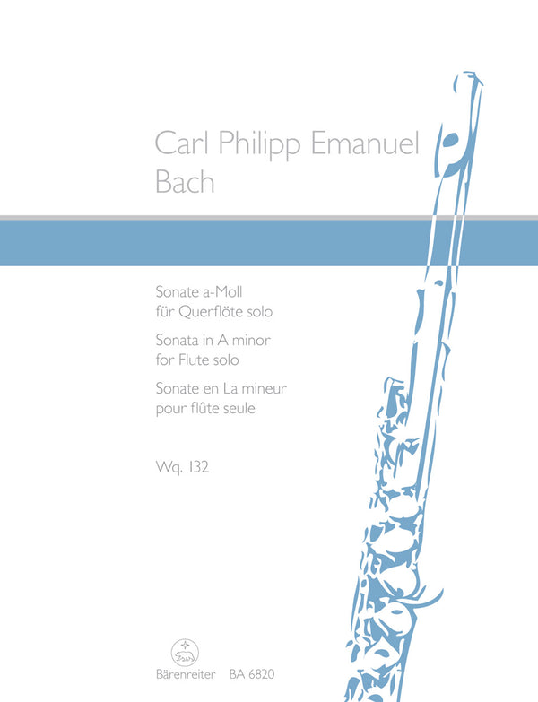 C.P.E Bach: Sonata in A Minor (WQ132) for Solo Flute