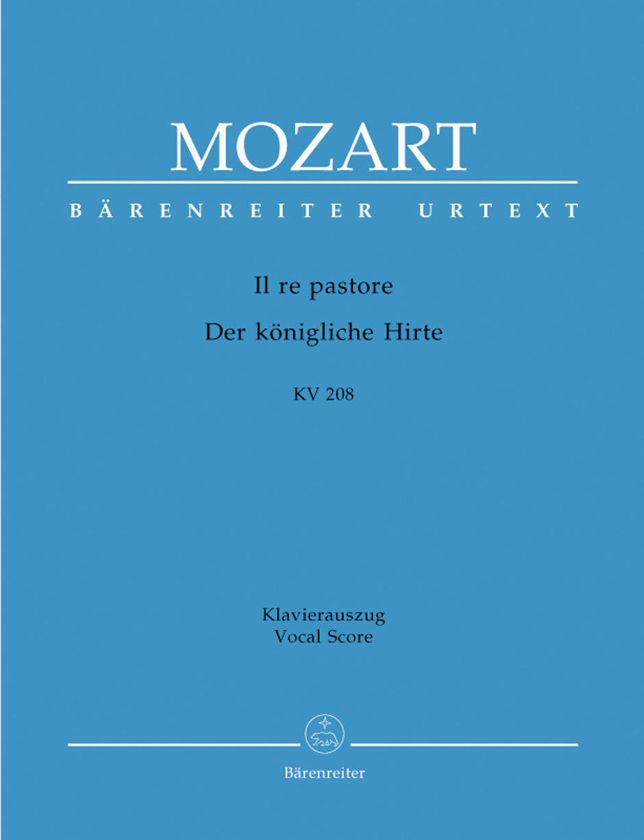 Mozart: Il Re Pastore - Vocal Score