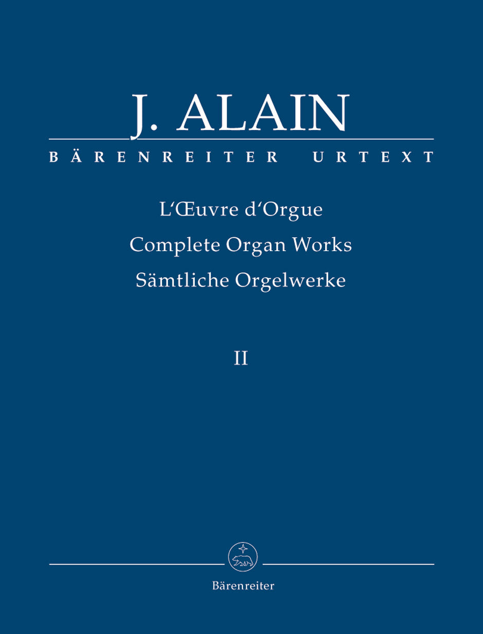 Alain: Complete Organ Works - Vol 2 (Posthumous Works)