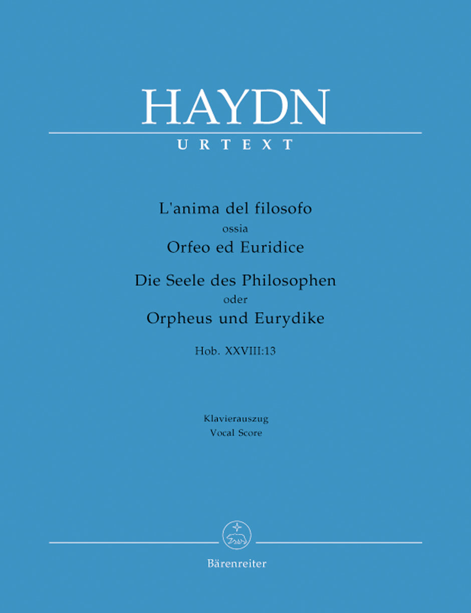 Haydn: Lanima Del Filosofo - Vocal Score