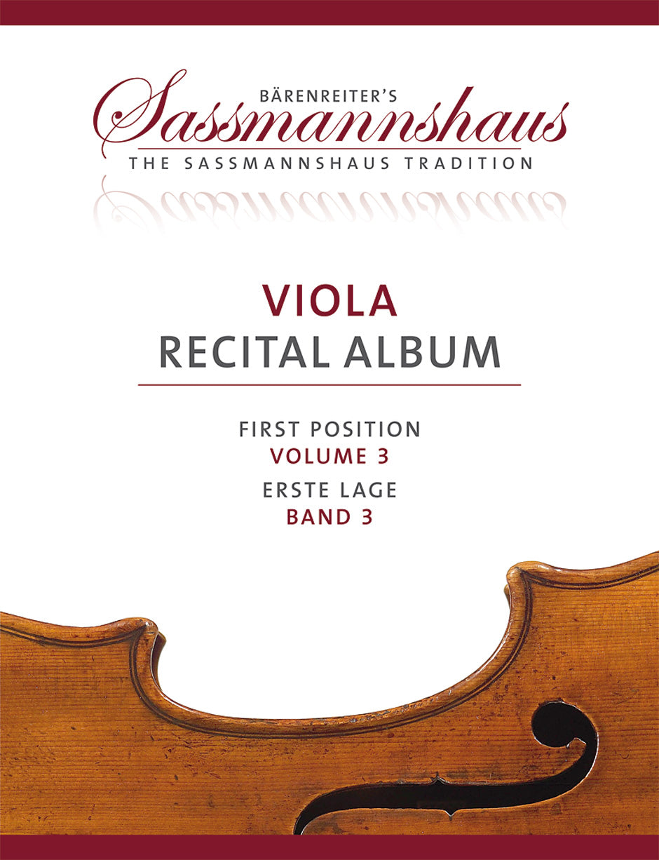 Sassmannshaus : Viola Recital Album Volume 3