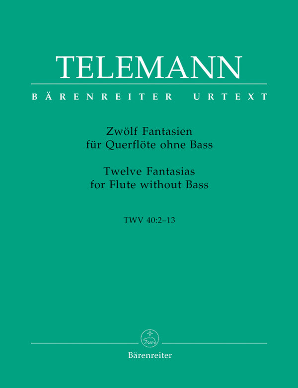 Telemann: Twelve Fantasias for Solo Flute - TWV 40:2-13