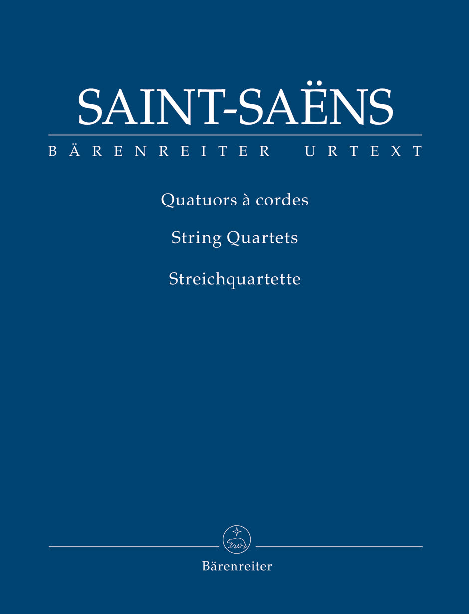 Saint-Saens : Saint-Saens String Quartets - Study Score