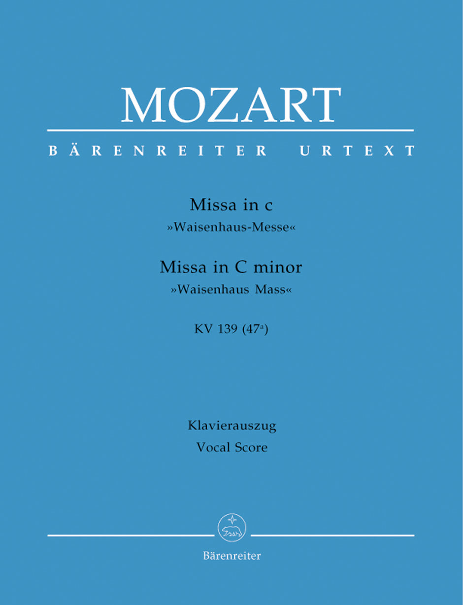 Mozart: Mass in C Minor KV139 Waisenhaus - Vocal Score