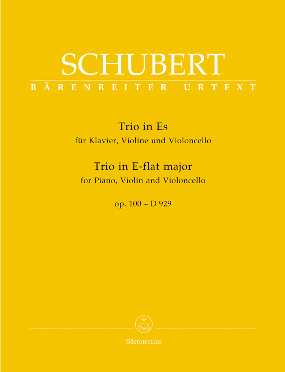 Schubert: Piano Trio in E Flat Op 100 (Parts)