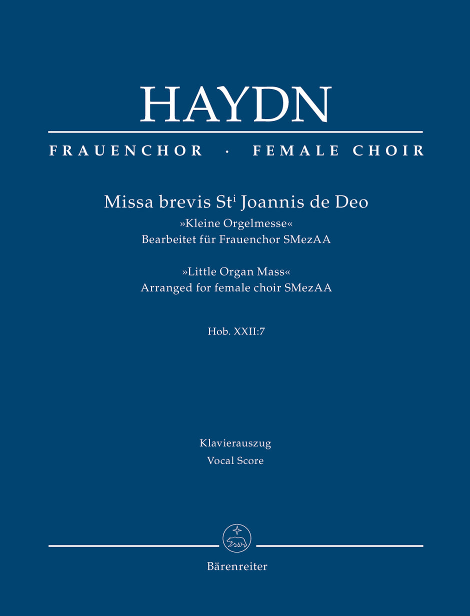 Haydn: Missa Brevis St Joannis Hob XXII:7 - Vocal Score