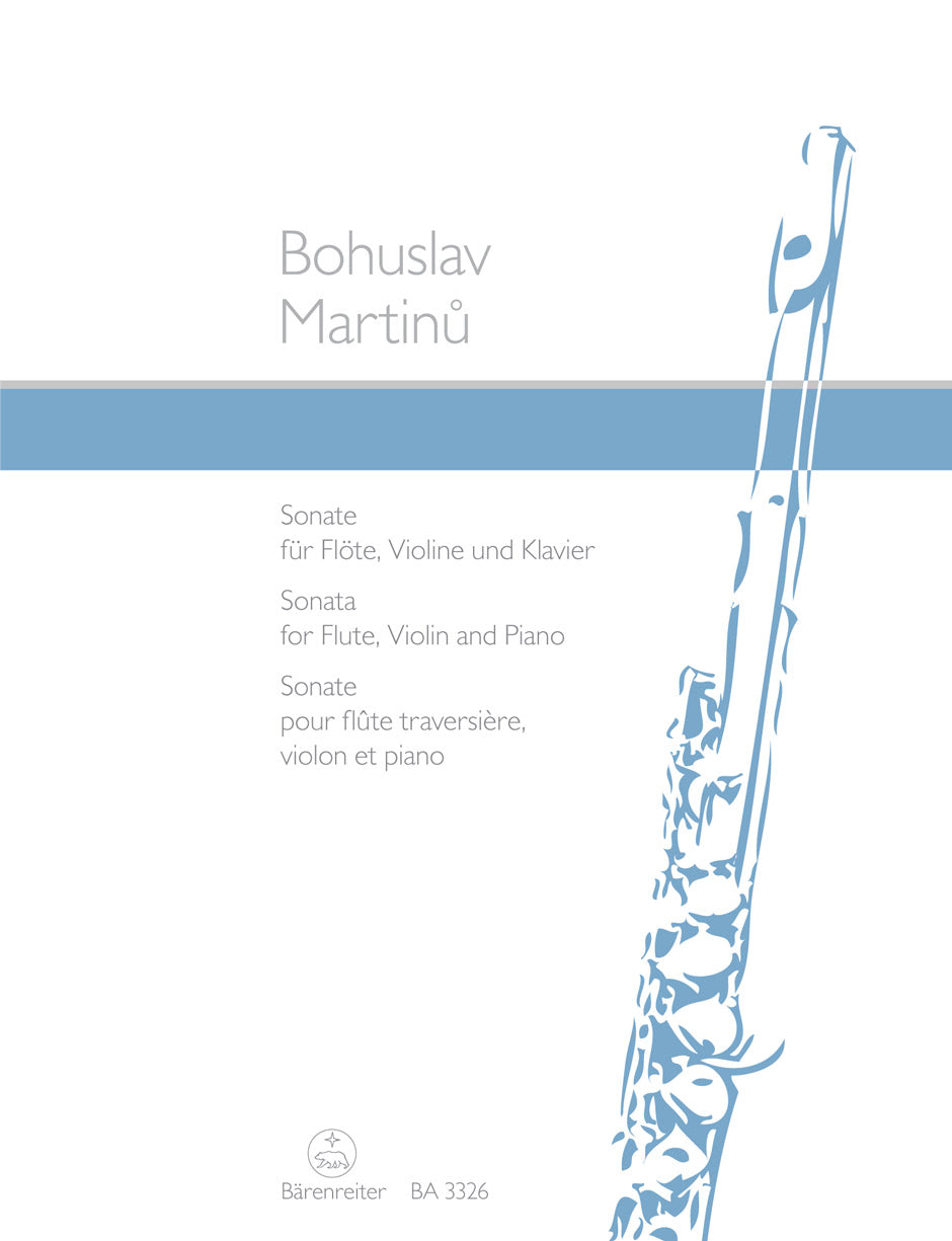 Martinu: Sonata for Flute, Violin & Piano