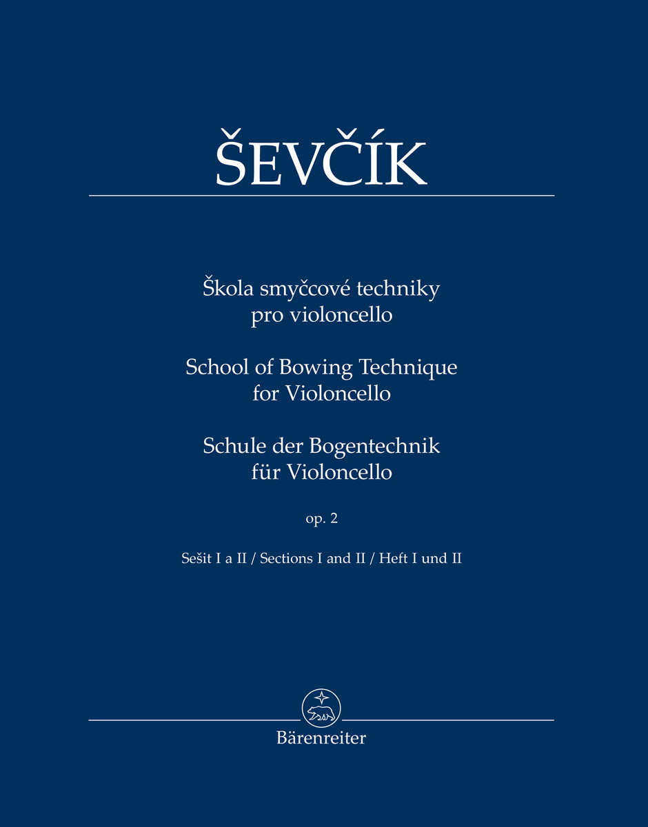 Ševčík: School of Bowing Technique for Cello Op 2, Book 1