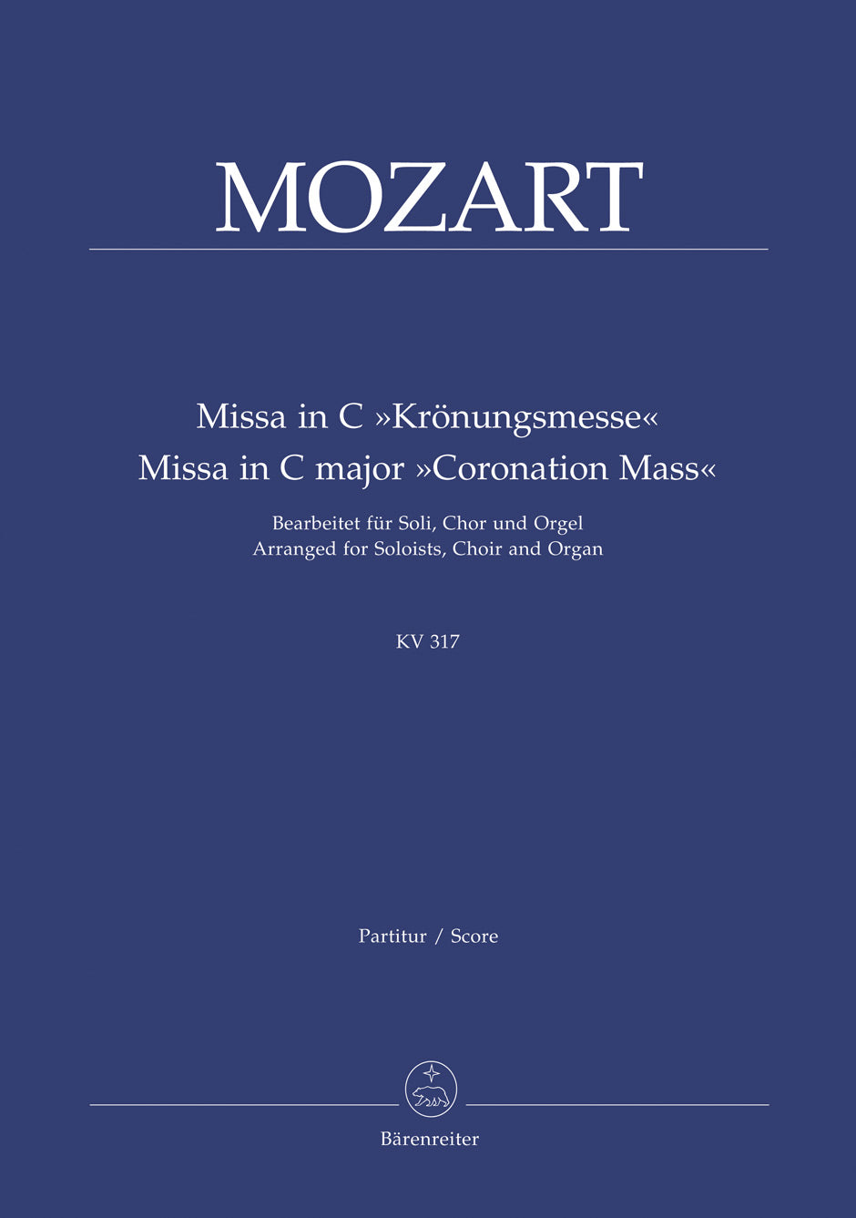 Mozart: Coronation Mass in C K317 - Vocal Score
