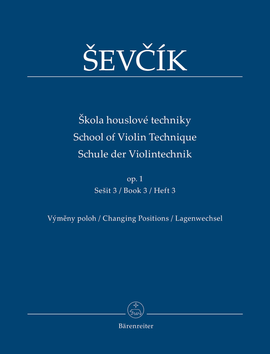 Ševčík: School of Violin Technique Op 1 - Book 3