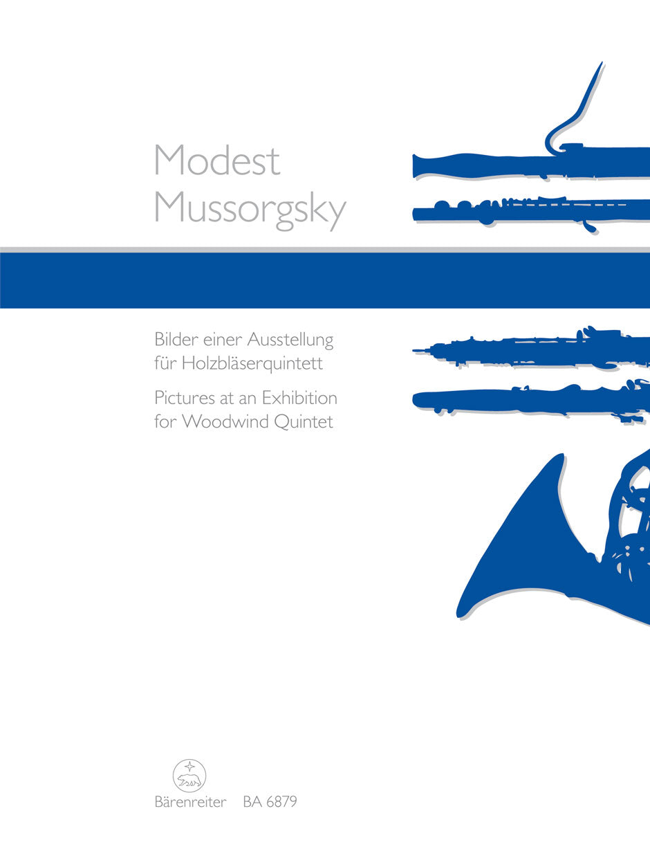 Mussorgsky: Pictures at An Exhibition Wind Quintet Score & Parts