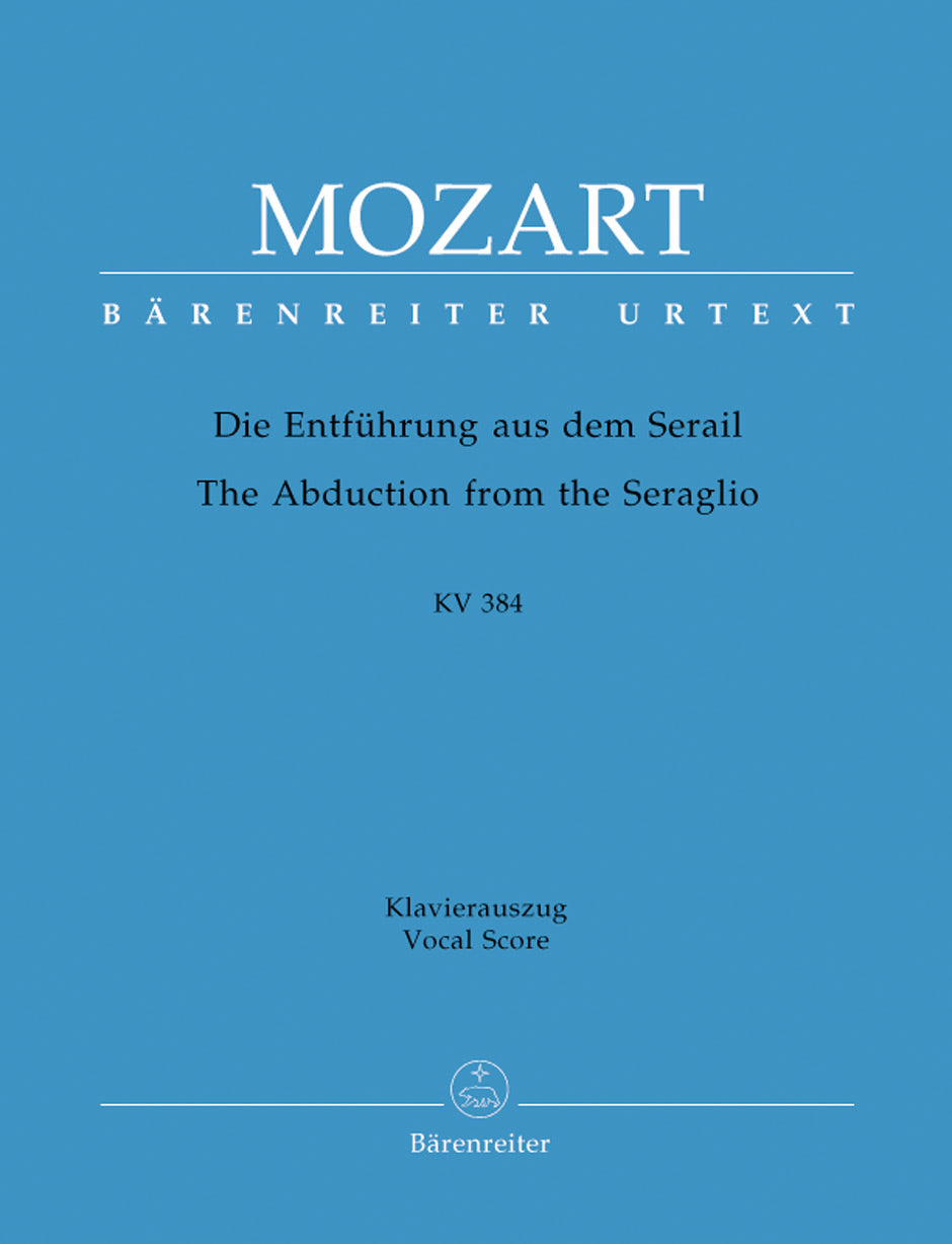 Mozart: Die Entfuhrung Ad Serail - Vocal Score