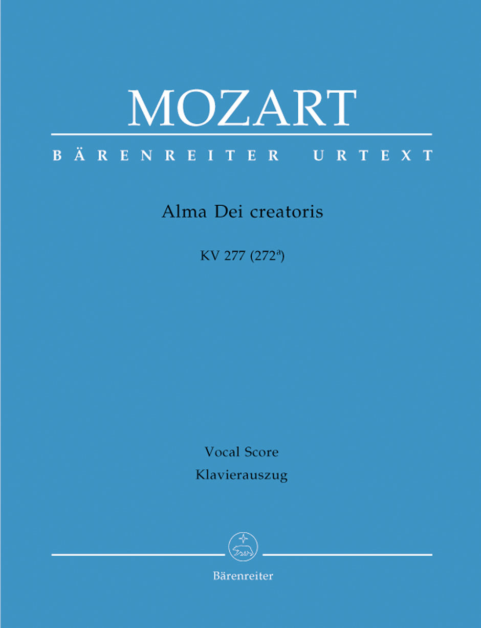 Mozart: Alma Dei Creatoris K277 - Vocal Score