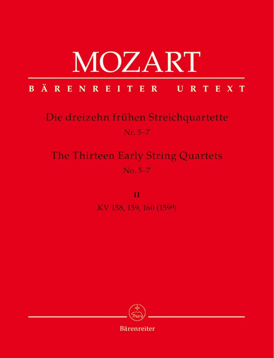 Mozart: Thirteen Early String Quartets - Volume 2: Nos 5-7