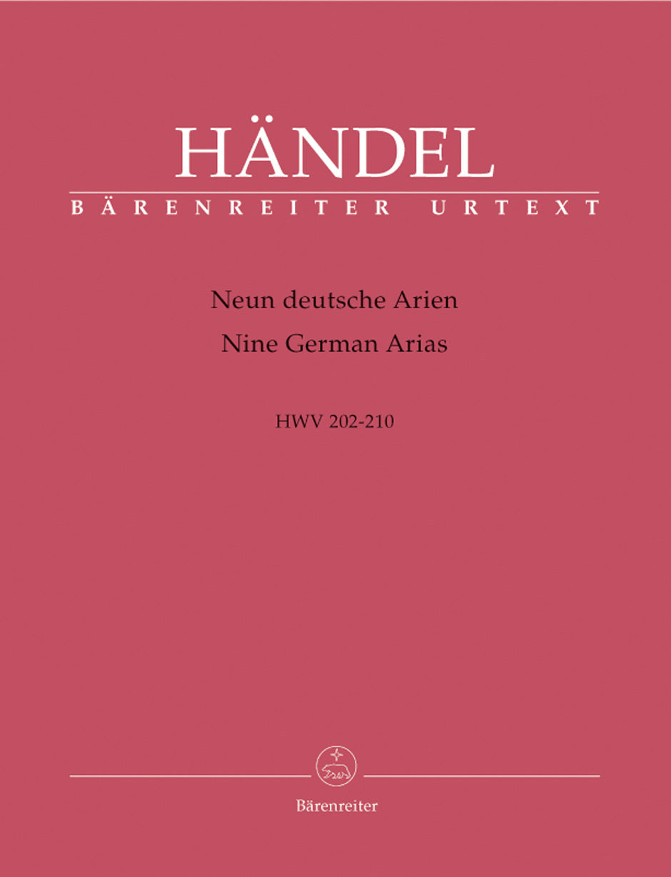 Handel: Nine German Arias for Voice, Strings & Basso Continuo