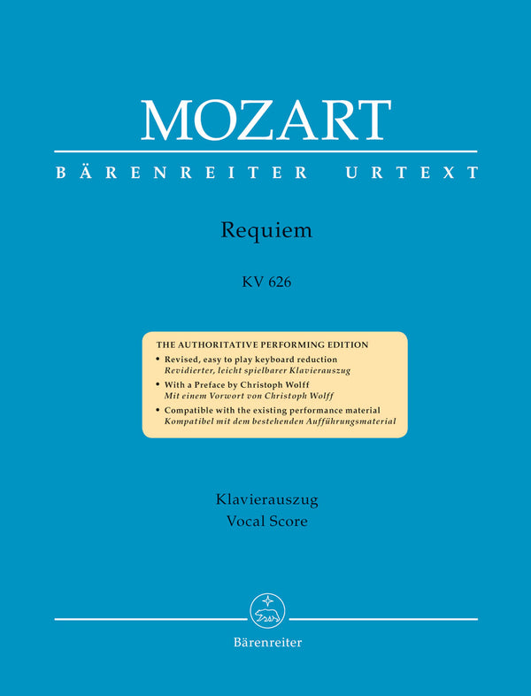 Mozart: Requiem in D K626 - Vocal Score