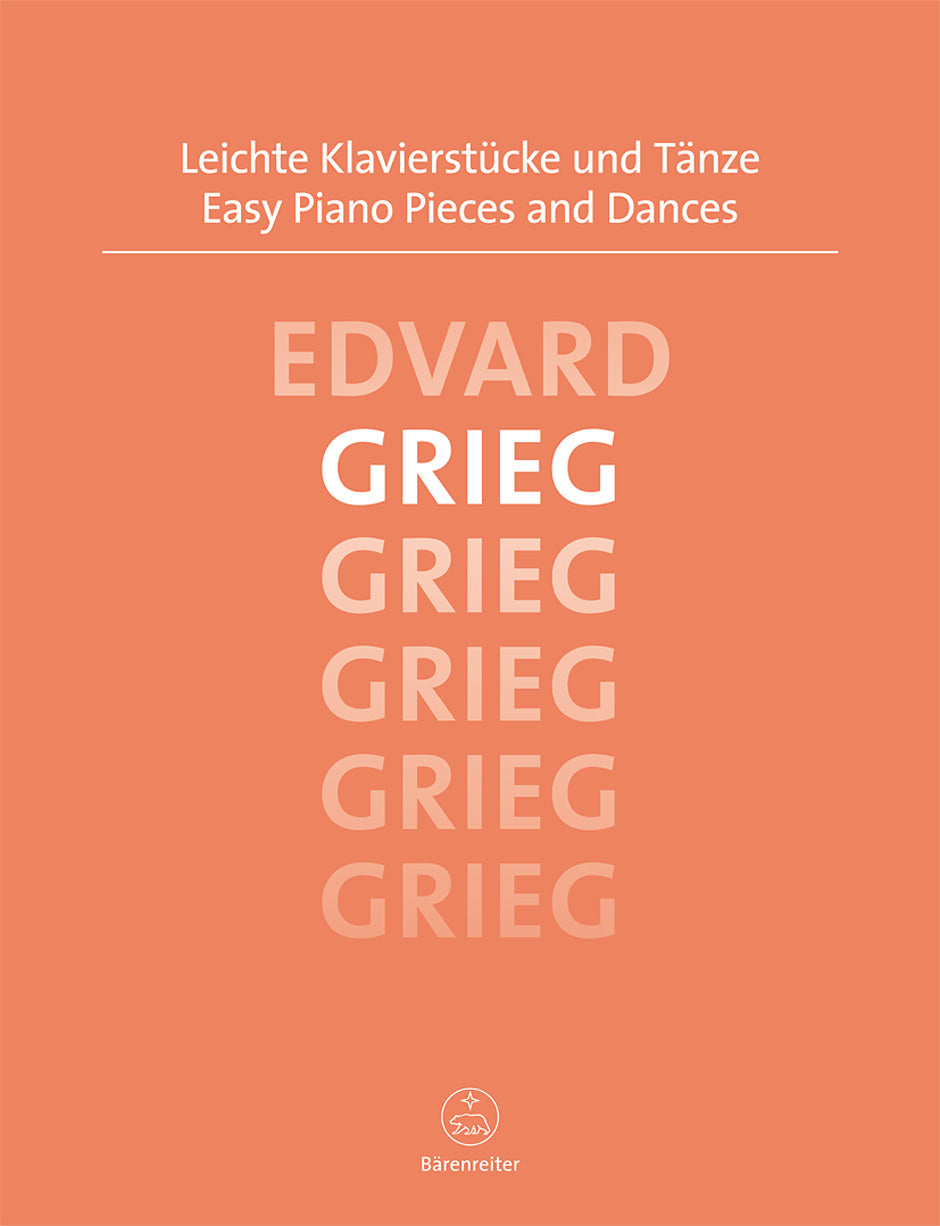 Grieg : Easy Piano Pieces & Dances for Solo Piano