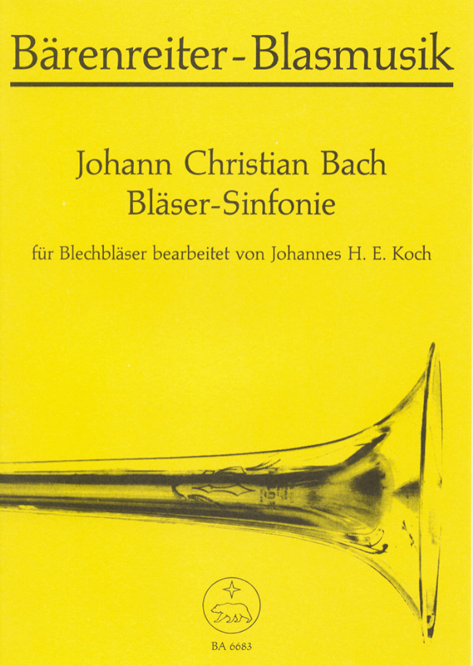 J.C Bach: Sinfonie Brass Ensemble - Playing Score