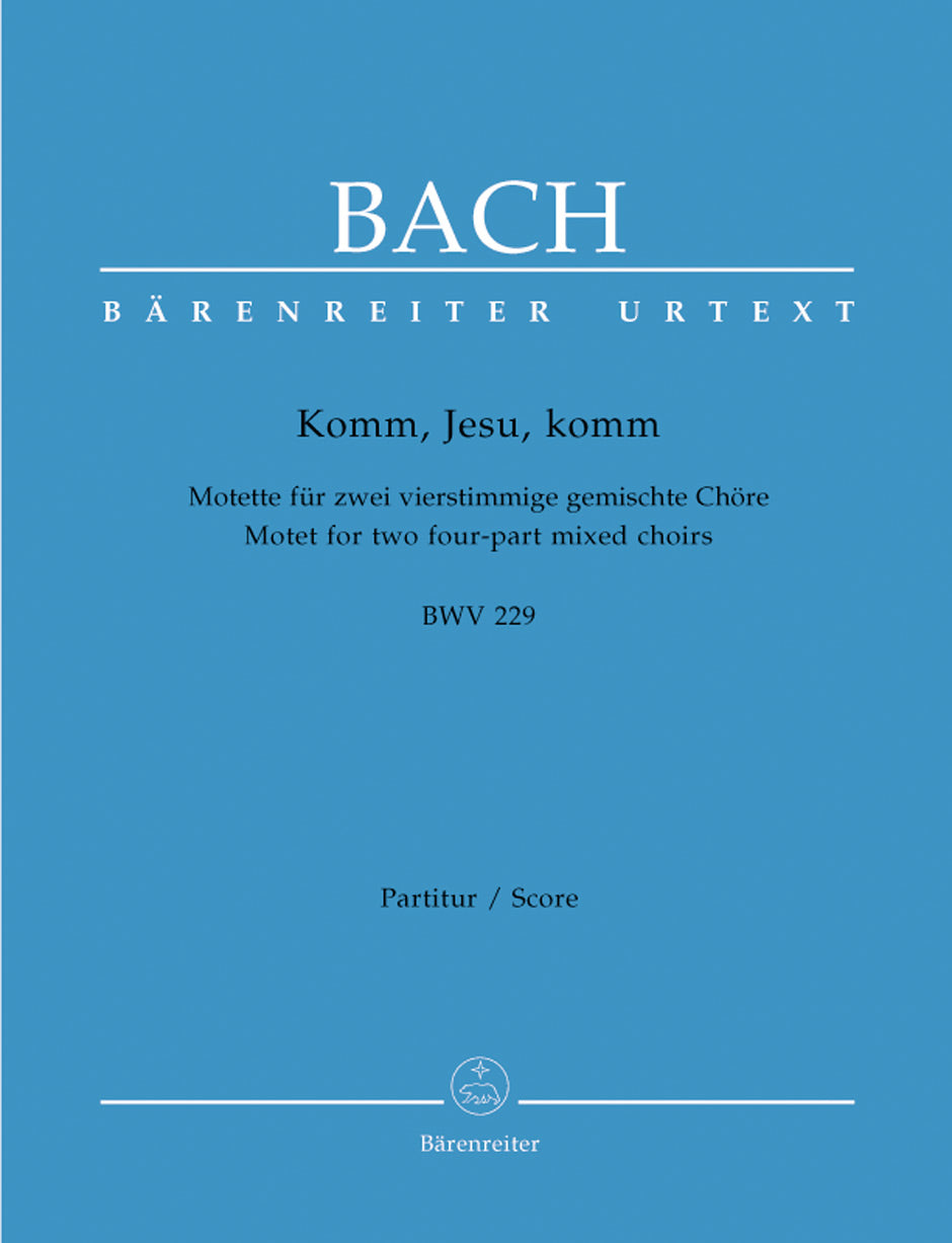 Bach: Komm Jesu Komm - Vocal Score