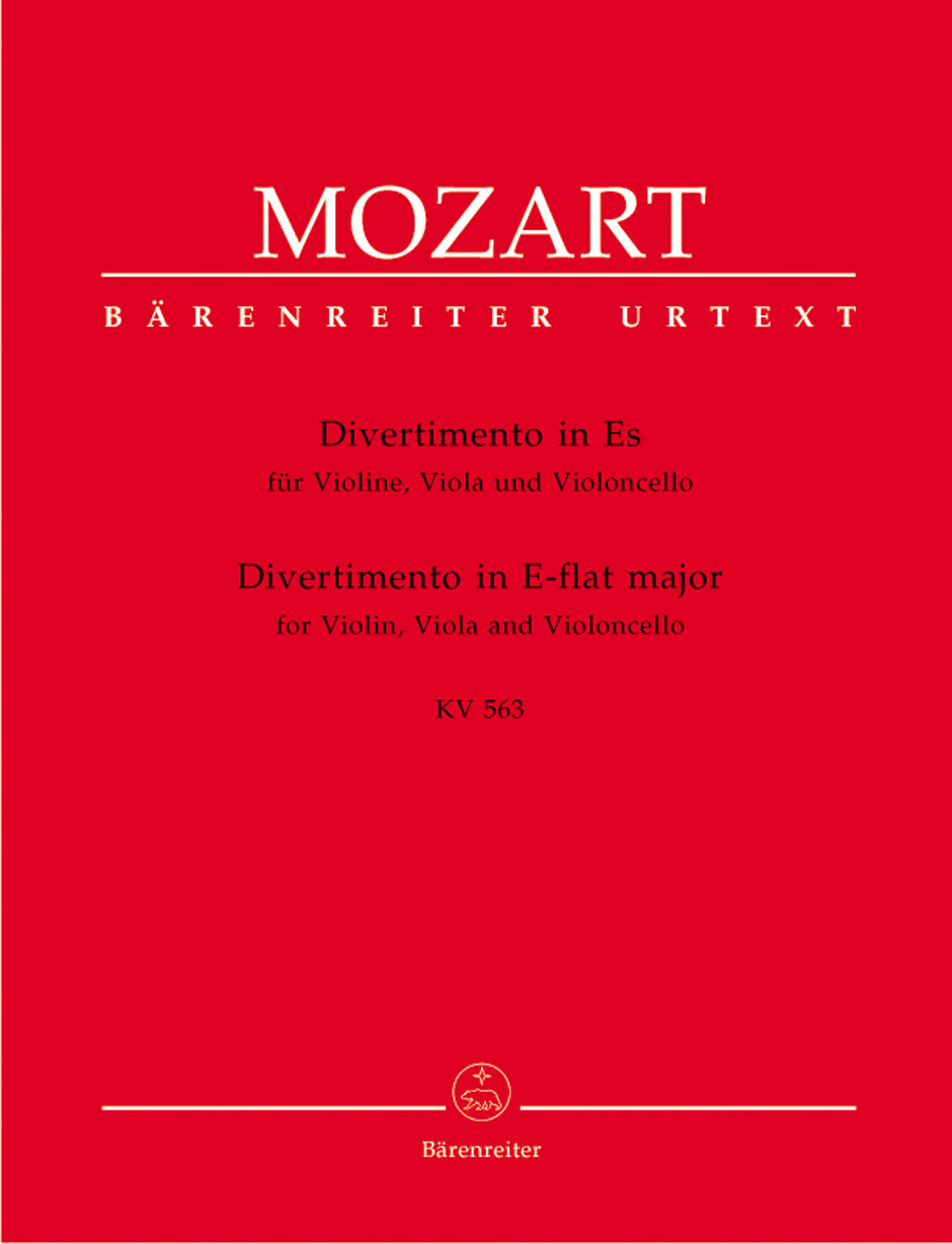 Mozart: Divertimento K563 for String Trio