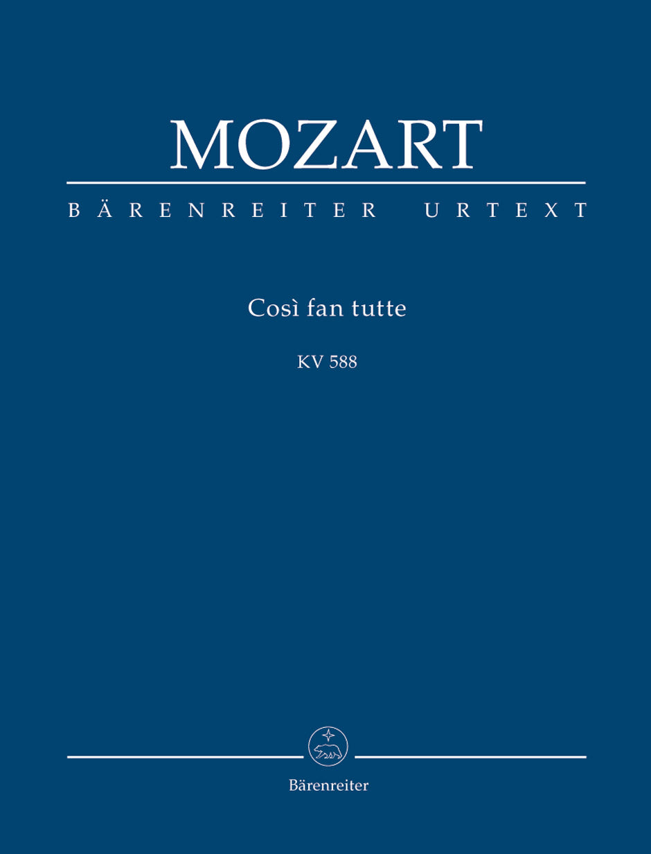 Mozart: Cosi Fan Tutte K588 - Study Score