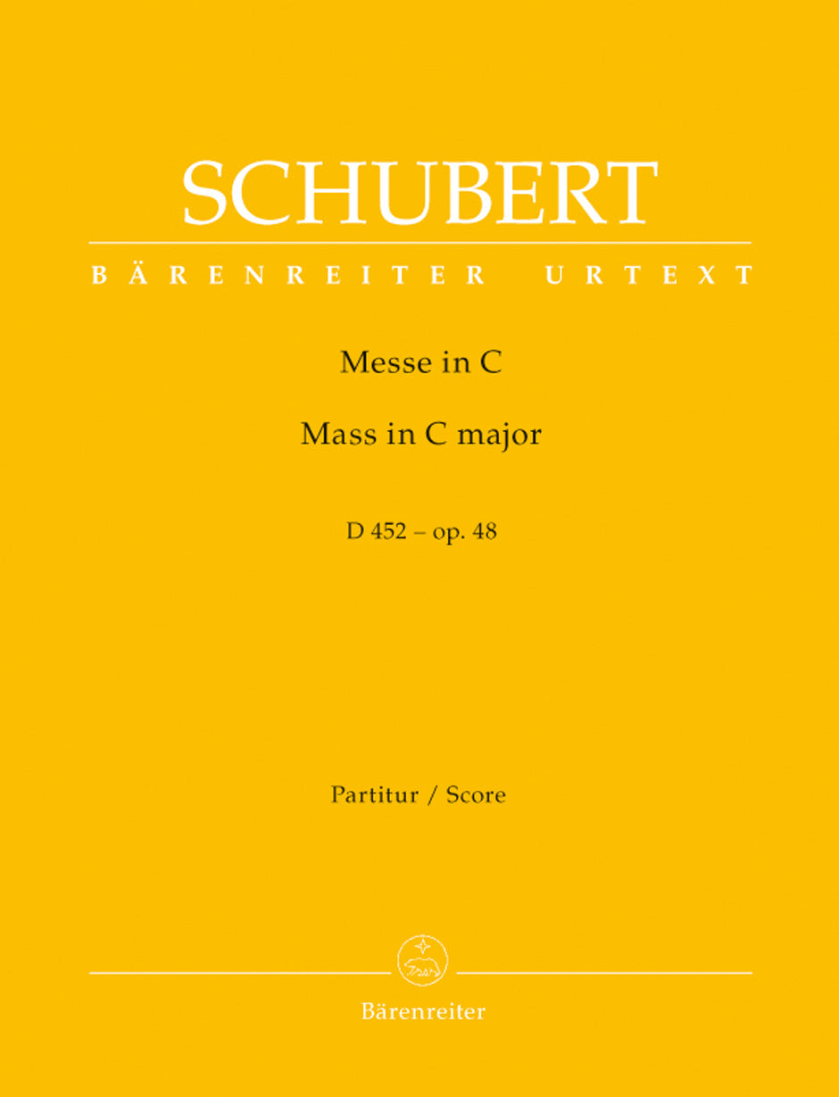 Schubert: Mass in C D 452 Full Score