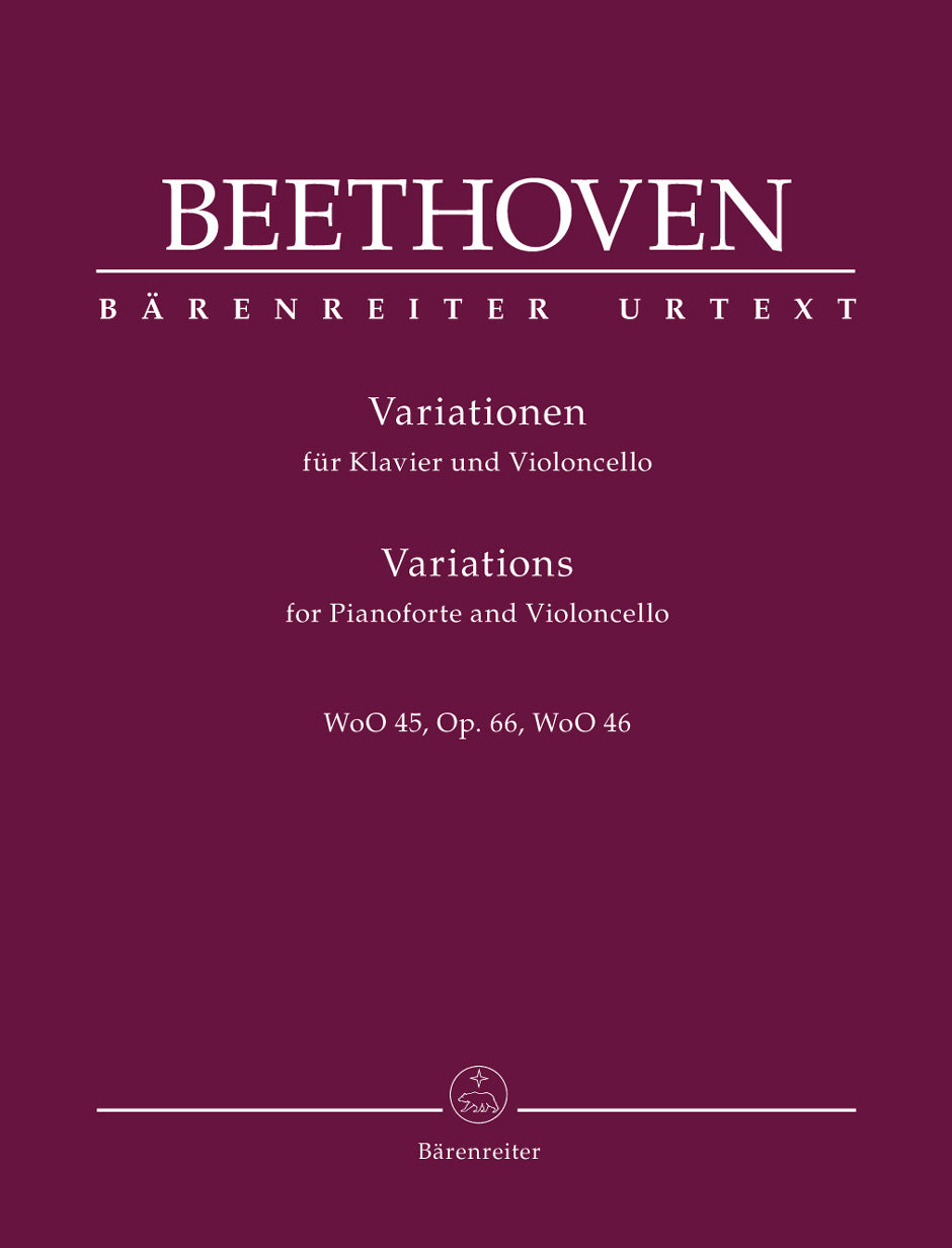 Beethoven: Complete Variations for Cello & Piano