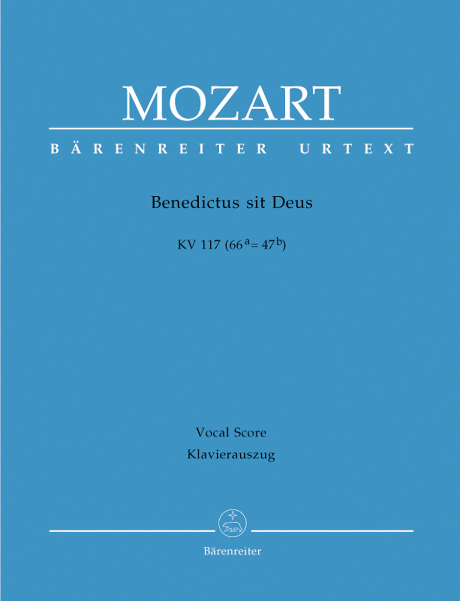 Mozart: Benedictus Sit Deus K117 - Vocal Score