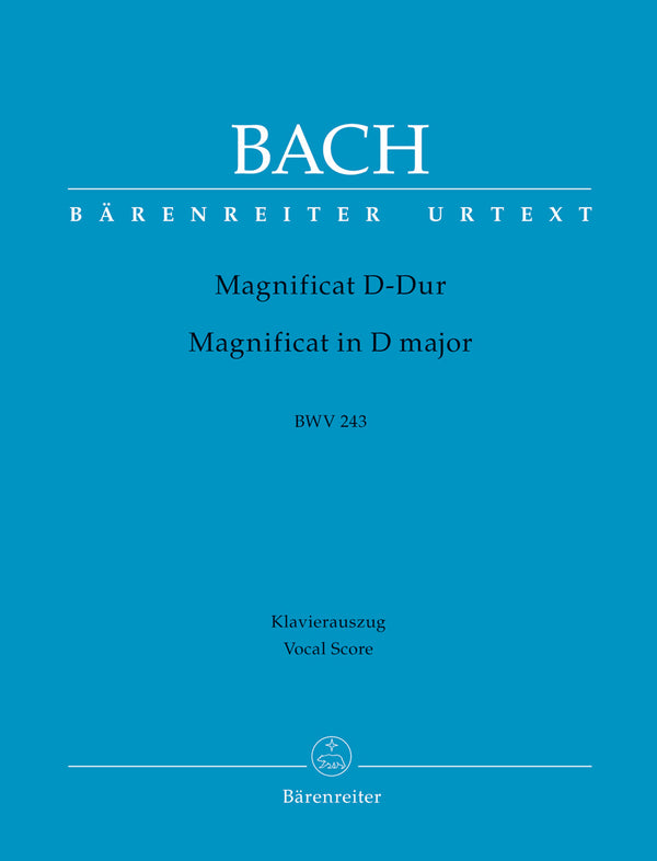 Bach: Magnificat in D Major BWV 243 - Vocal Score