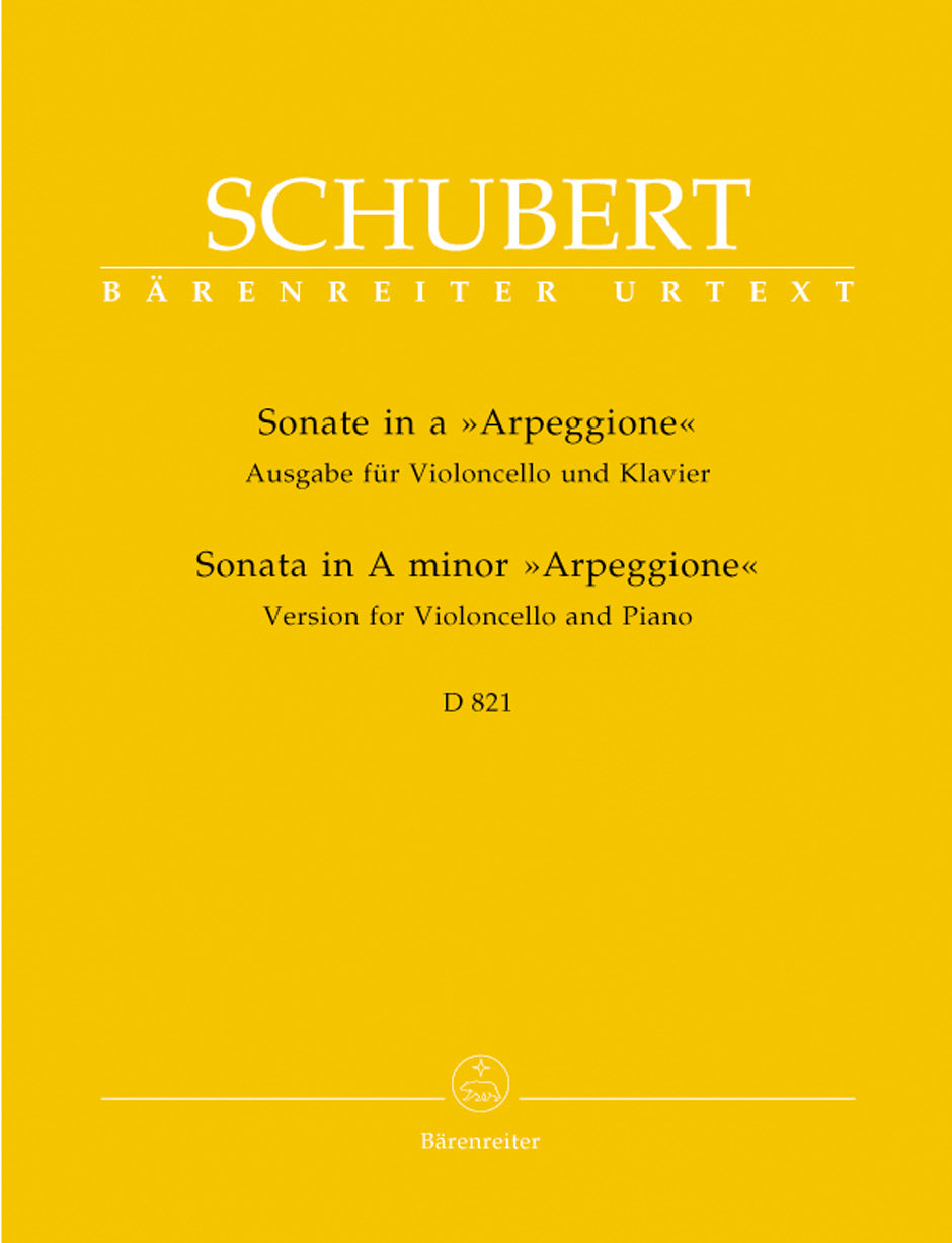 Schubert: Sonata in A Minor D 821 Arpeggione for Cello & Piano
