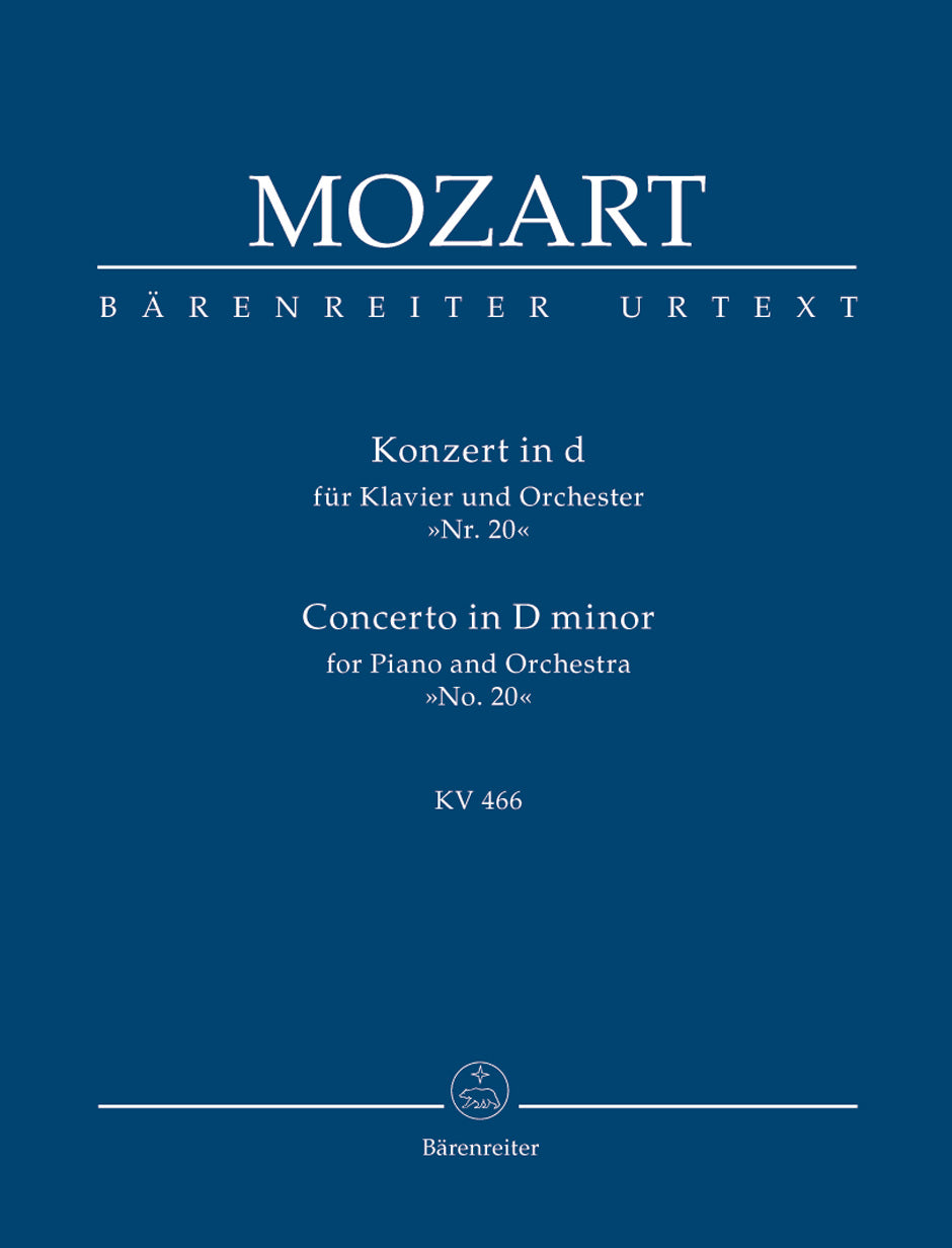 Mozart: Piano Concerto No 20 in D K466 - Study Score