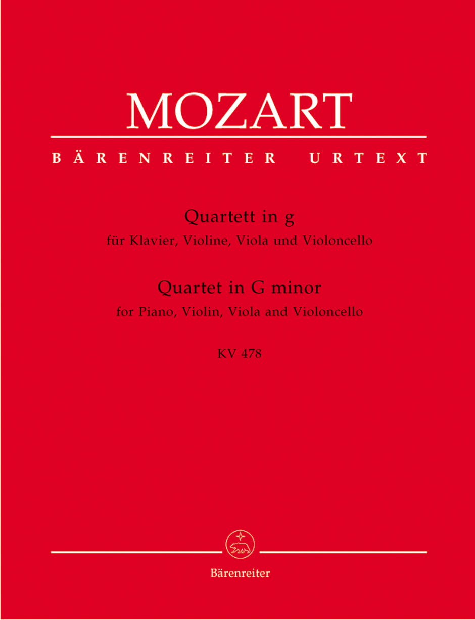 Mozart: Piano Quartet G K478