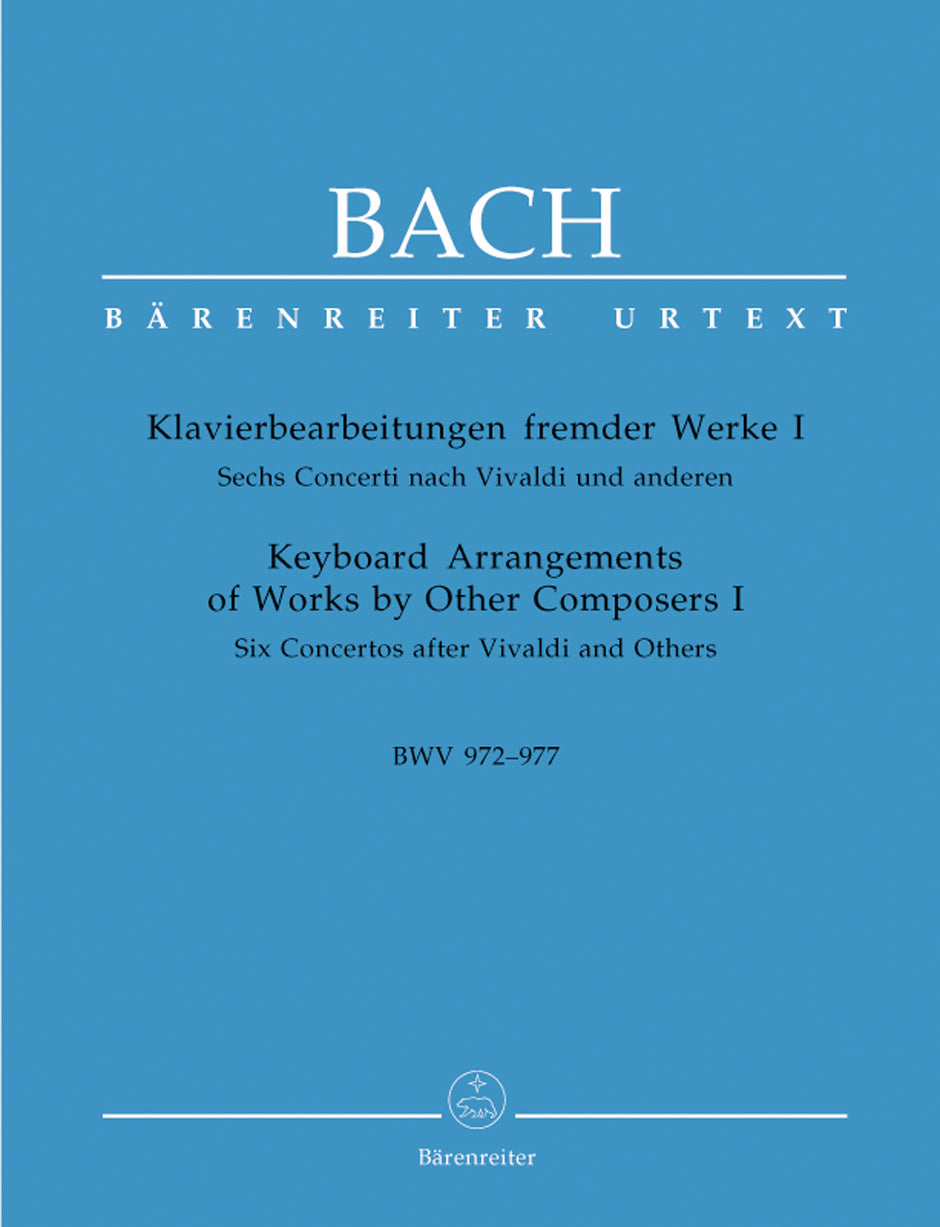 Bach: Keyboard Arrangements of Works by Other Composers