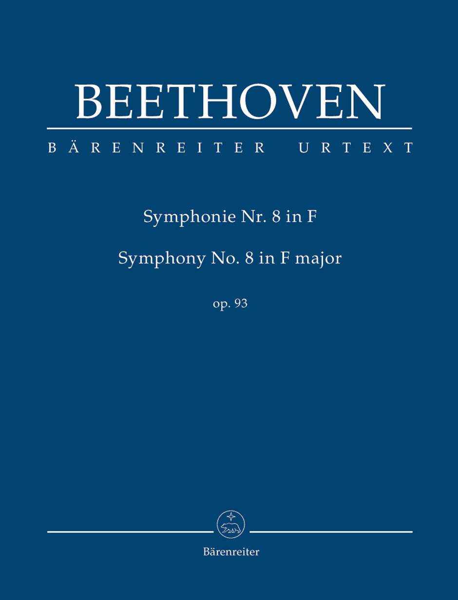Beethoven: Symphony No 8 in F Op 93 Urtext - Study Score