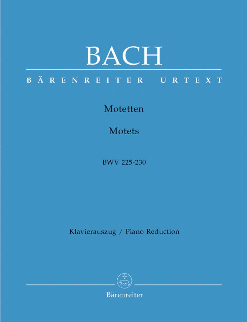 Bach: Motets BWV 225-230 - Vocal Score