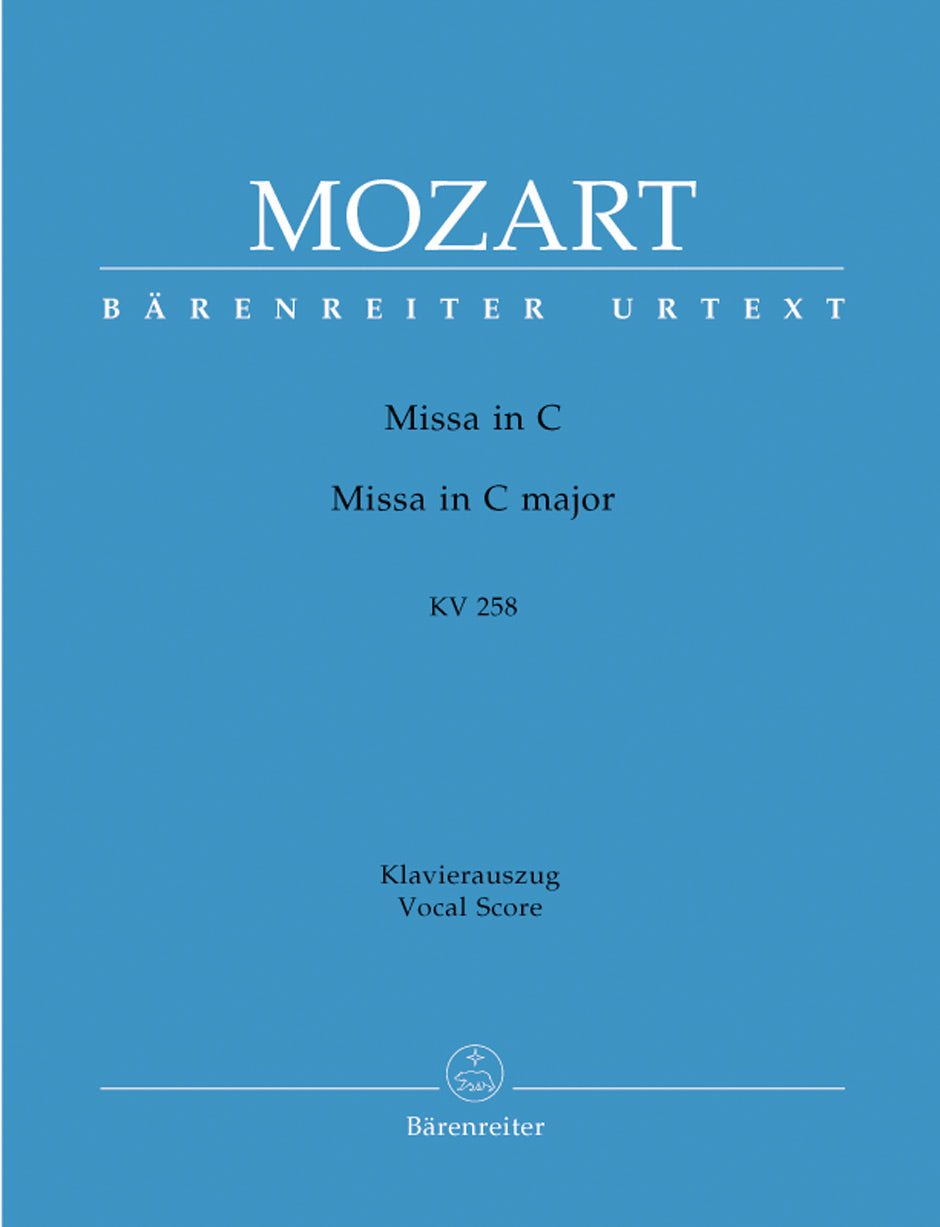 Mozart: Mass C K258 - Vocal Score