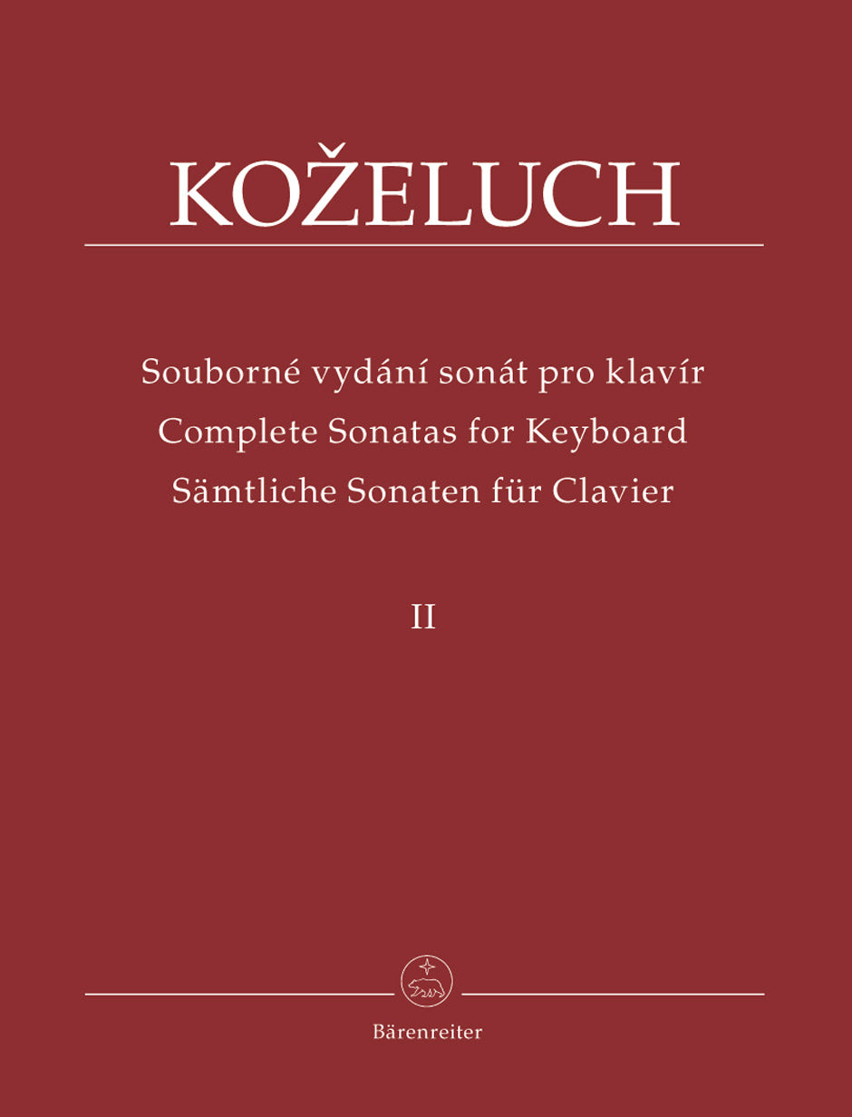 Kozeluch : Complete Sonatas for Keyboard - Vol 2