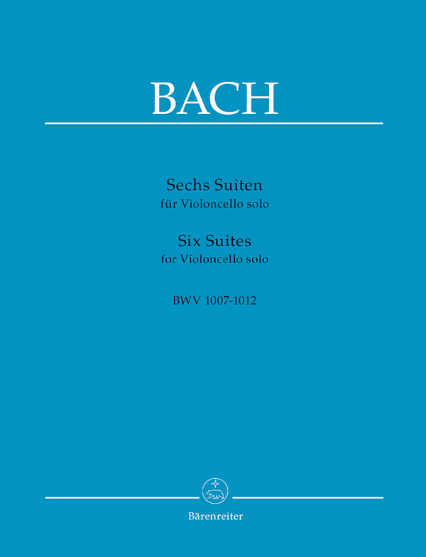 Bach: Six Suites BWV 1007-1012 for Solo Cello (Standard Edition)