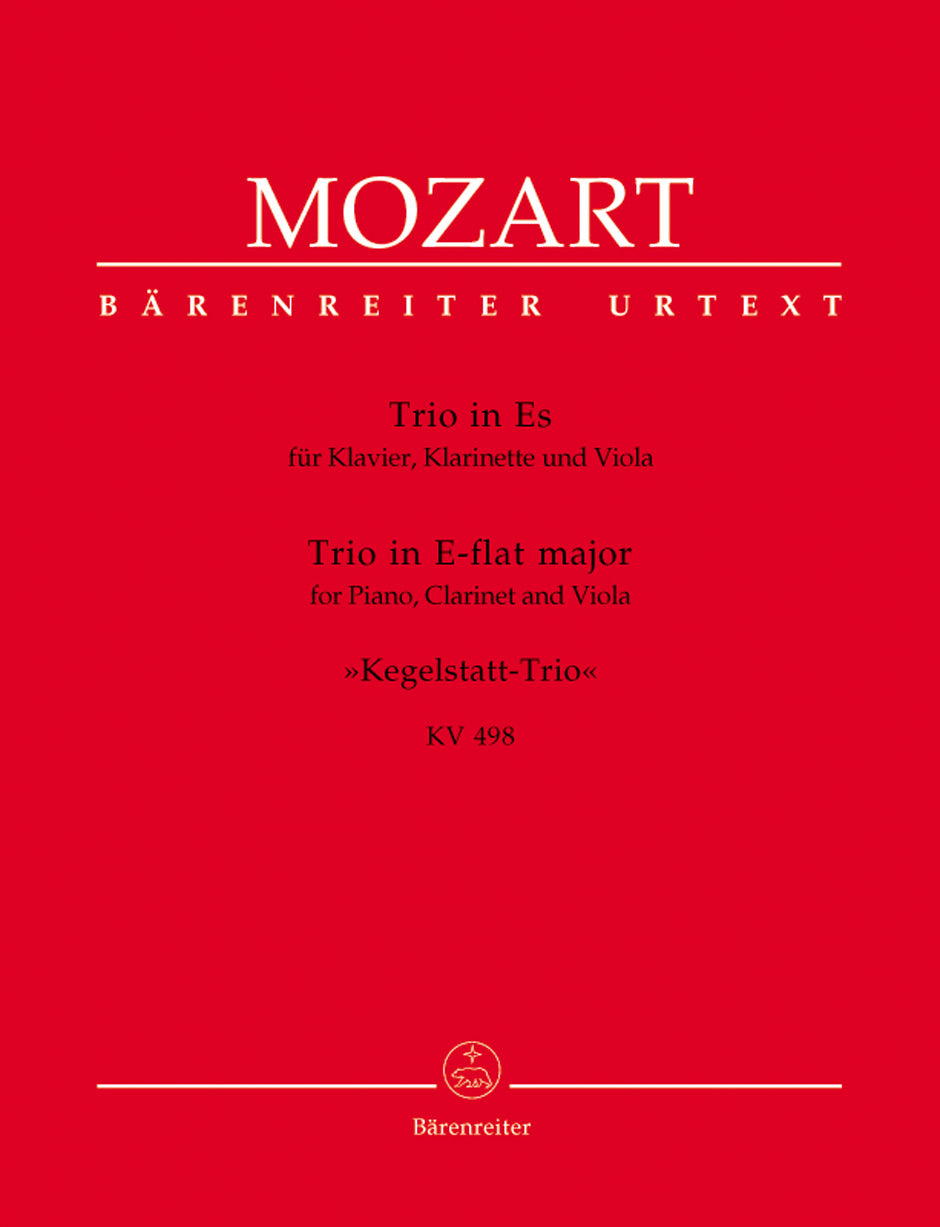 Mozart: Trio in E Flat K498 for Clarinet, Viola & Piano