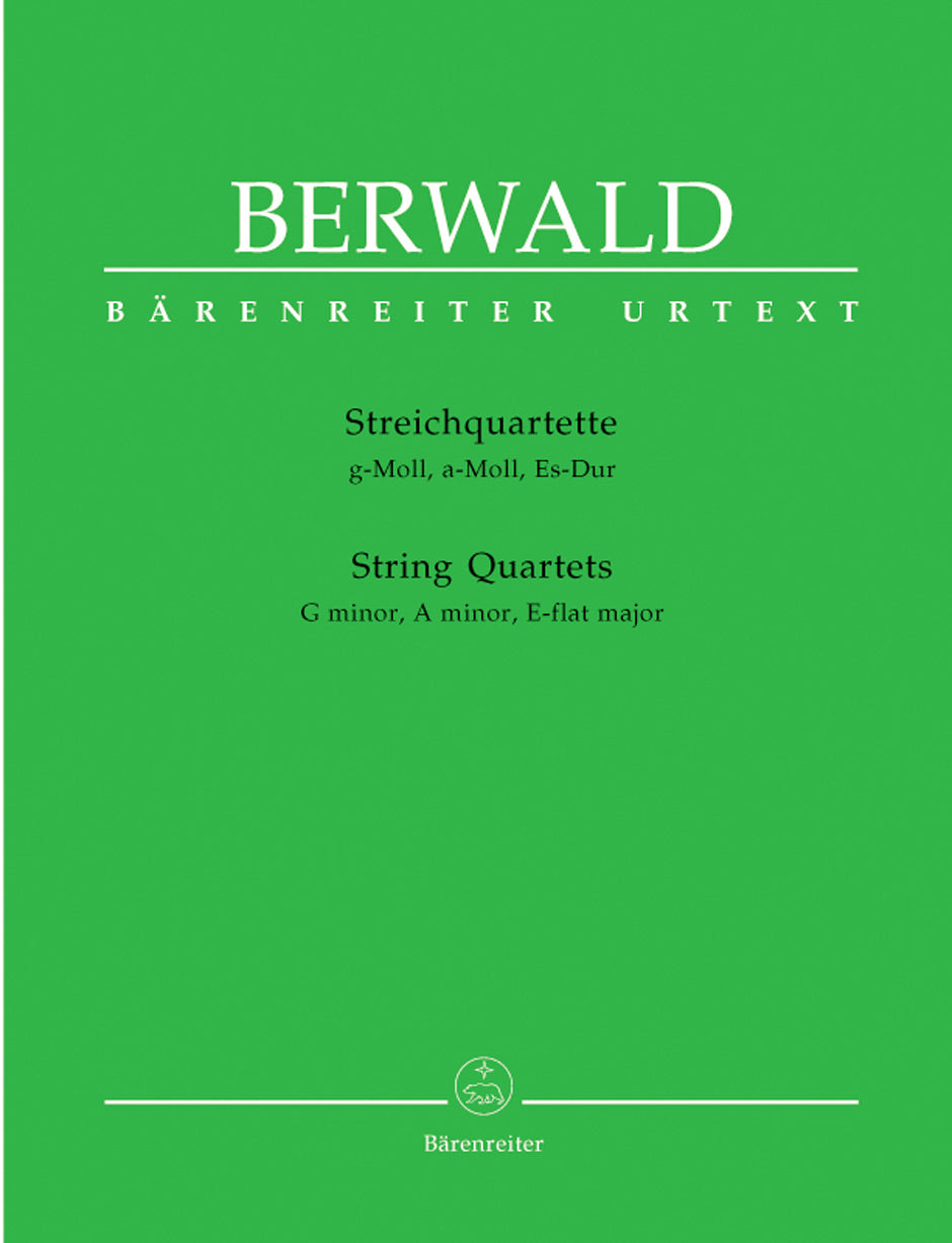 Berwald: String Quartets (G Minor, A Minor & Eb Major) (Set of Parts)
